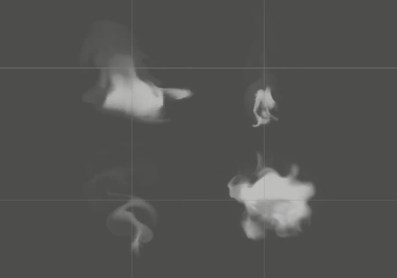 四组无限循环的Smoke烟雾序列图-游戏特效案例库