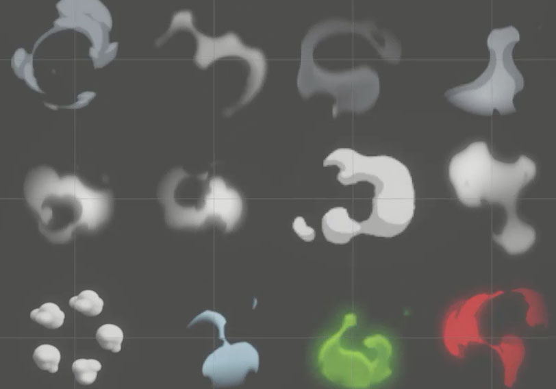 卡通二次元Smoke烟雾序列图_第一波-游戏特效案例库