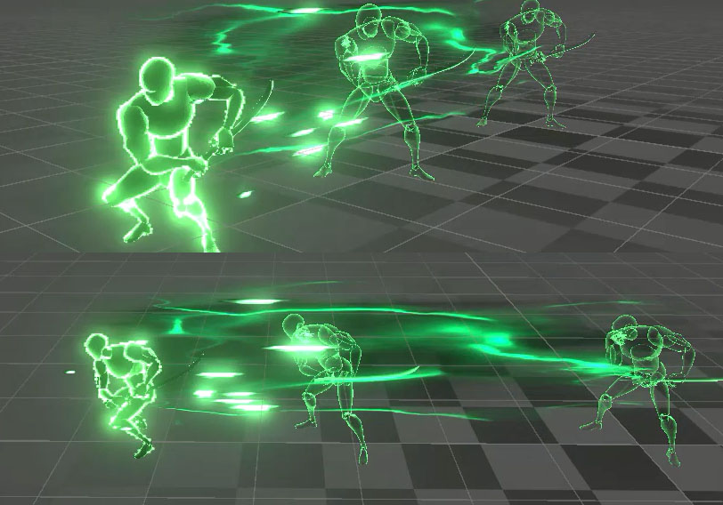 技能特效_瞬移-游戏特效案例库