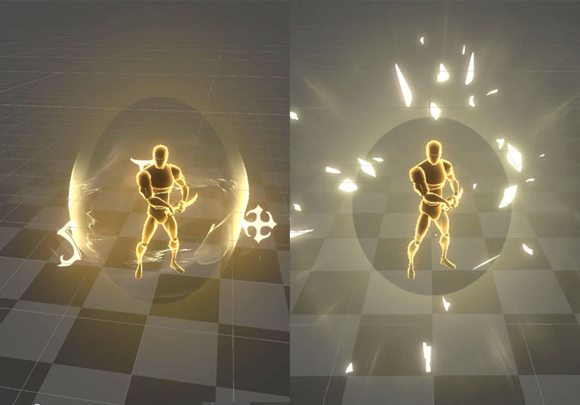 护盾破碎-游戏特效案例库