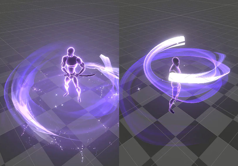 螺旋Buff特效-游戏特效案例库